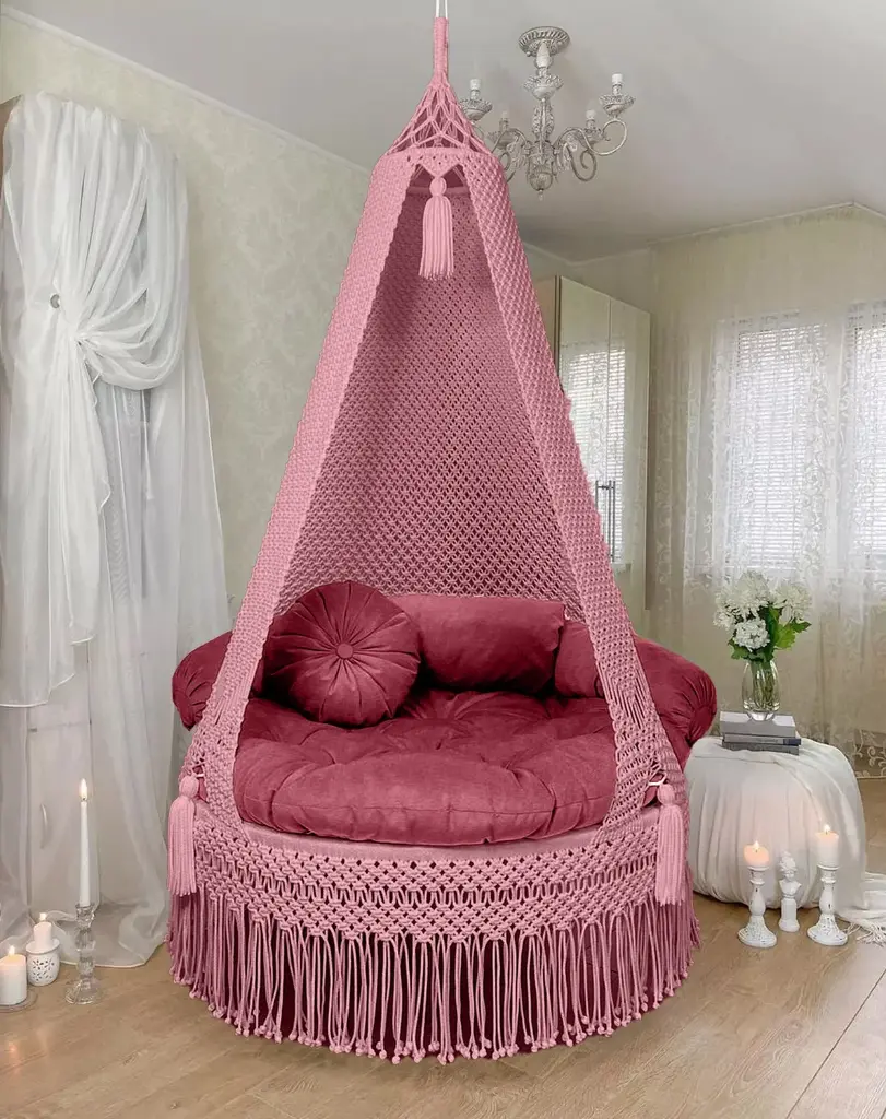 Boho Macrame swing